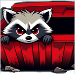 Raccoon In Bucket Raccoon In Bucket