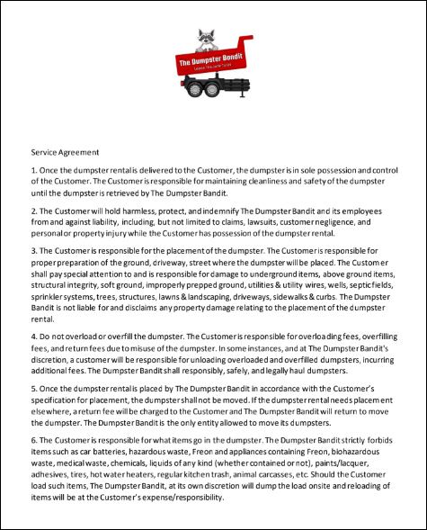 Service Agreement PDF